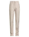 Tom Ford Man Pants Beige Size 30 Cotton, Silk In White