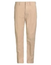 Tom Ford Man Pants Beige Size 34 Cotton, Polyurethane In Neutral