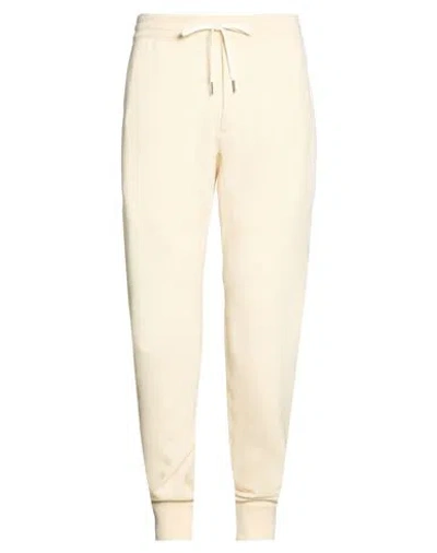 Tom Ford Man Pants Cream Size 36 Cashmere In Neutral