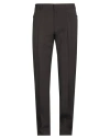 Tom Ford Man Pants Dark Brown Size 40 Mohair Wool, Wool In Brown
