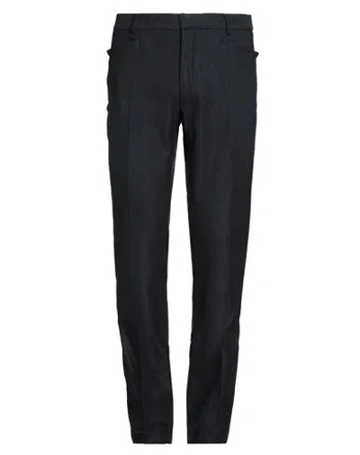 Tom Ford Man Pants Midnight Blue Size 36 Cotton, Silk