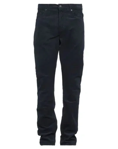 Tom Ford Man Pants Navy Size 32 Cotton, Polyurethane In Blue