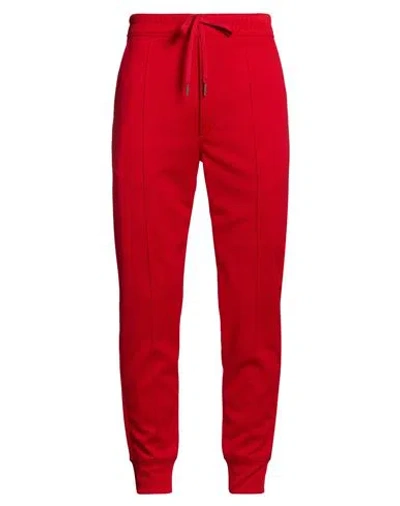 Tom Ford Man Pants Red Size 34 Polyester, Cotton, Elastane
