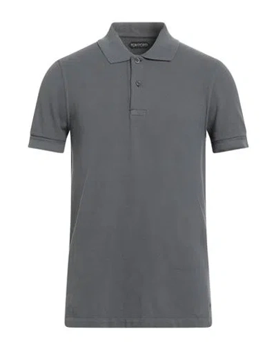 Tom Ford Man Polo Shirt Lead Size 38 Cotton
