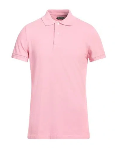 TOM FORD TOM FORD MAN POLO SHIRT PINK SIZE 46 COTTON