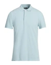 Tom Ford Man Polo Shirt Sky Blue Size 46 Cotton
