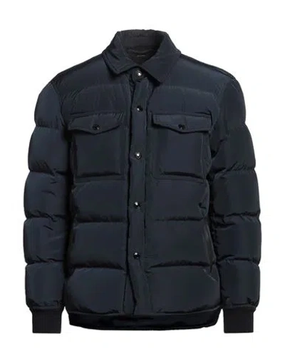 Tom Ford "techno Satin" Padded Jacket In Black