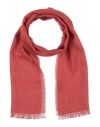 Tom Ford Man Scarf Brick Size - Silk, Polyamide In Red