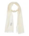 Tom Ford Man Scarf Cream Size - Silk, Polyamide In White