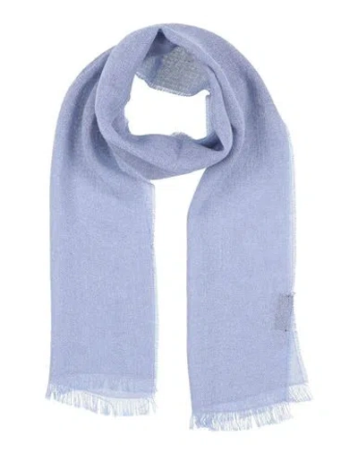 Tom Ford Man Scarf Light Blue Size - Silk, Polyamide