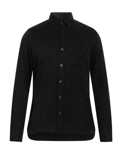 Tom Ford Man Shirt Black Size 16 Silk