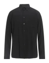 Tom Ford Man Shirt Black Size 17 Silk In Black