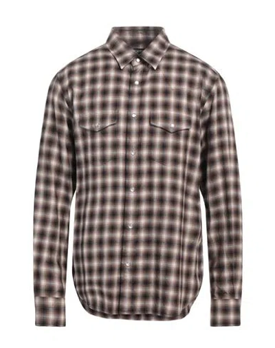 Tom Ford Man Shirt Brown Size 15 ¾ Cotton, Viscose