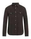 Tom Ford Man Shirt Chocolate Brown Size 17 Cotton