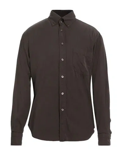 Tom Ford Man Shirt Dark Brown Size 15 Lyocell