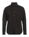 Tom Ford Man Shirt Dark Brown Size 17 Cotton
