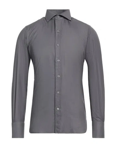 Tom Ford Man Shirt Lead Size 17 Cotton In Grey