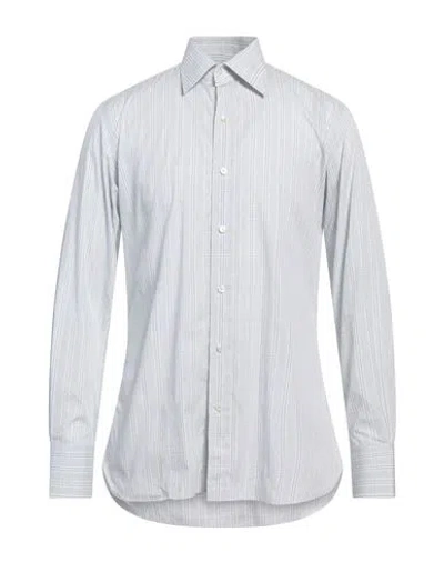 Tom Ford Man Shirt Light Grey Size 17 Cotton