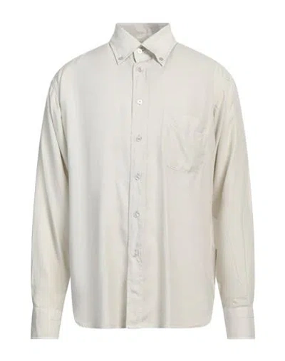Tom Ford Man Shirt Light Grey Size 17 Lyocell