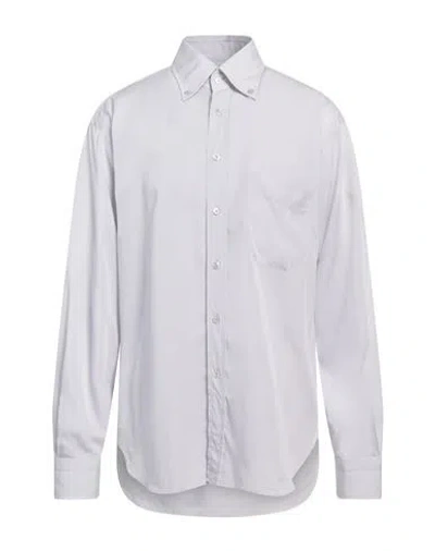 Tom Ford Man Shirt Light Grey Size 17 Lyocell, Cupro