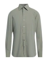 Tom Ford Man Shirt Sage Green Size 15 ¾ Lyocell, Silk