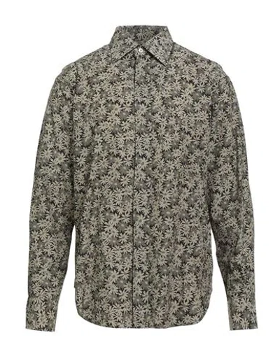 Tom Ford Man Shirt Sand Size 15 ¾ Cupro, Cotton In Gray