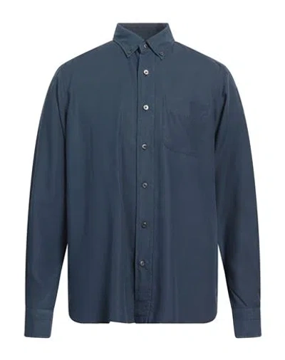 Tom Ford Man Shirt Slate Blue Size 17 Lyocell