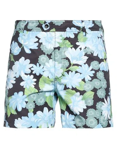 Tom Ford Man Shorts & Bermuda Shorts Azure Size 31 Cotton, Polyamide