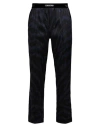Tom Ford Reflective Leopard Print Pyjamas In Blue