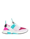 Tom Ford Man Sneakers Lilac Size 9 Textile Fibers In Multi