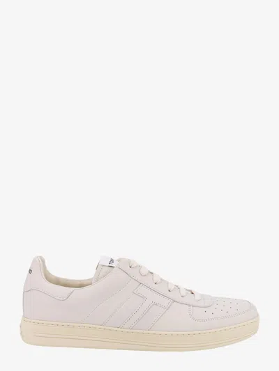Tom Ford Man Sneakers Man White Sneakers In Neutral