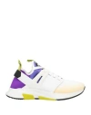 Tom Ford Man Sneakers White Size 11 Textile Fibers In White