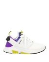 Tom Ford Man Sneakers White Size 11 Textile Fibers In White