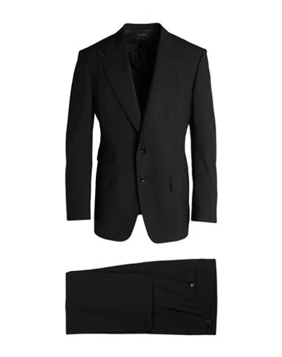 Tom Ford Man Suit Black Size 42 Wool
