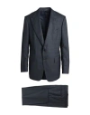 Tom Ford Man Suit Charcoal Size 44 Wool In Black