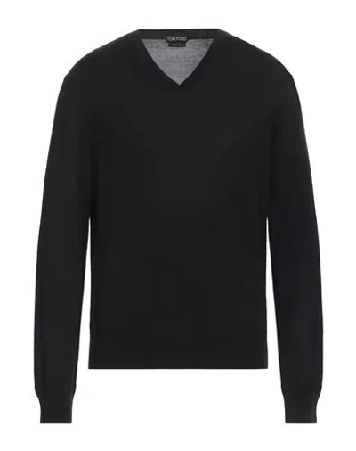 Tom Ford Man Sweater Black Size 44 Wool