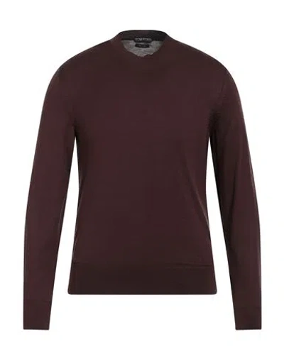 Tom Ford Man Sweater Chocolate Brown Size 42 Cotton