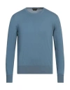 Tom Ford Man Sweater Pastel Blue Size 44 Cotton