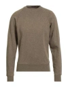 Tom Ford Man Sweatshirt Khaki Size 44 Cotton, Viscose