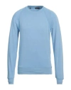 Tom Ford Man Sweatshirt Pastel Blue Size 50 Cotton In Blue