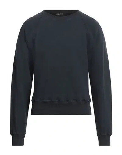 Tom Ford Man Sweatshirt Midnight Blue Size 42 Cotton