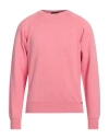 Tom Ford Man Sweatshirt Salmon Pink Size 40 Cotton, Viscose In Pink