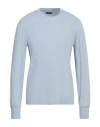Tom Ford Man T-shirt Sky Blue Size 42 Lyocell, Cotton In Blue