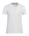 Tom Ford Pink Cotton Blend T-shirt In White