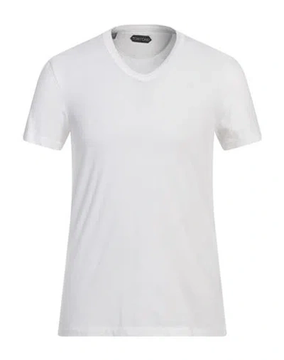 TOM FORD TOM FORD MAN T-SHIRT WHITE SIZE 36 COTTON