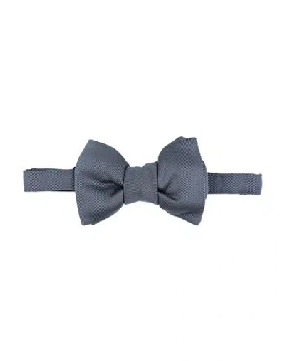 Tom Ford Man Ties & Bow Ties Slate Blue Size - Silk
