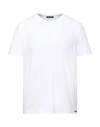 Tom Ford Placed Rib Slim-fit Lyocell And Cotton-blend T-shirt In White
