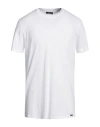Tom Ford Logo Round Collar Short-sleeved T-shirt In White