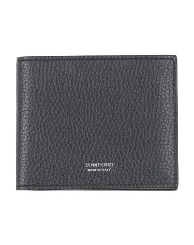 Tom Ford Man Wallet Black Size - Leather