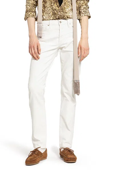 Tom Ford Man White Jeans